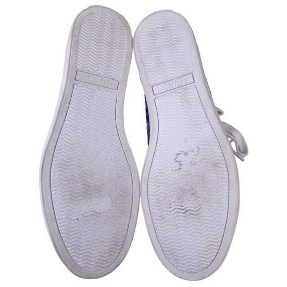 Guess Los Angeles Blue Logo Pattern Low-Top Casual Shoe Sneaker 9.5 #452 - Picture 7 of 10